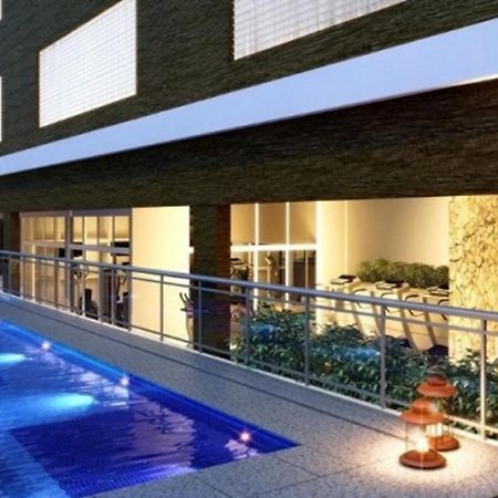 Apto Top Com Vista Pro Mar Em Condominio Completo Em Frente A Praia! Santos  Exterior photo