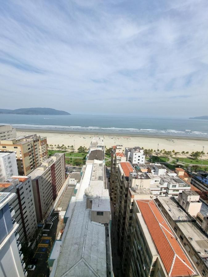 Apto Top Com Vista Pro Mar Em Condominio Completo Em Frente A Praia! Santos  Exterior photo