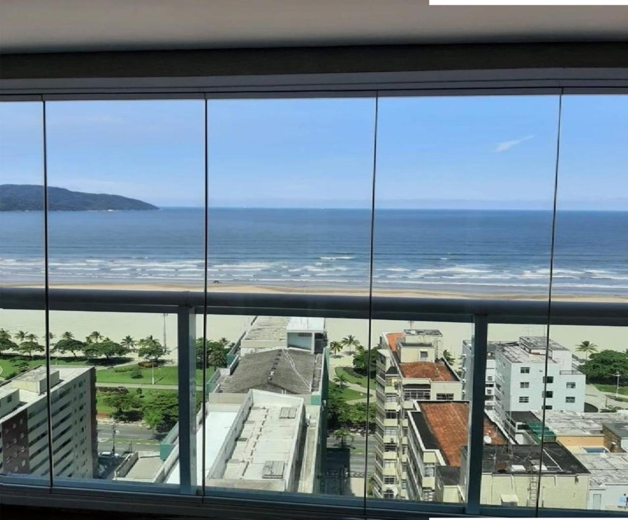 Apto Top Com Vista Pro Mar Em Condominio Completo Em Frente A Praia! Santos  Exterior photo